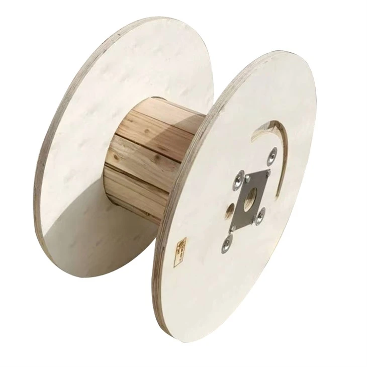 Steel Wooden Cable Drum Wire Rope Storage